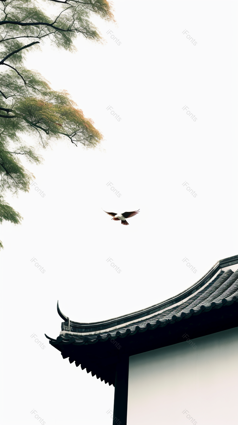 古建筑中国风的建筑屋檐屋顶,插画/手绘图,插画/手绘图库,插画/手绘图下载,插画/手绘